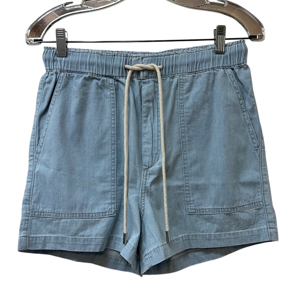 Joe's Jeans The Ellie Light Wash Denim Drawstring Shorts XS High Rise NEW